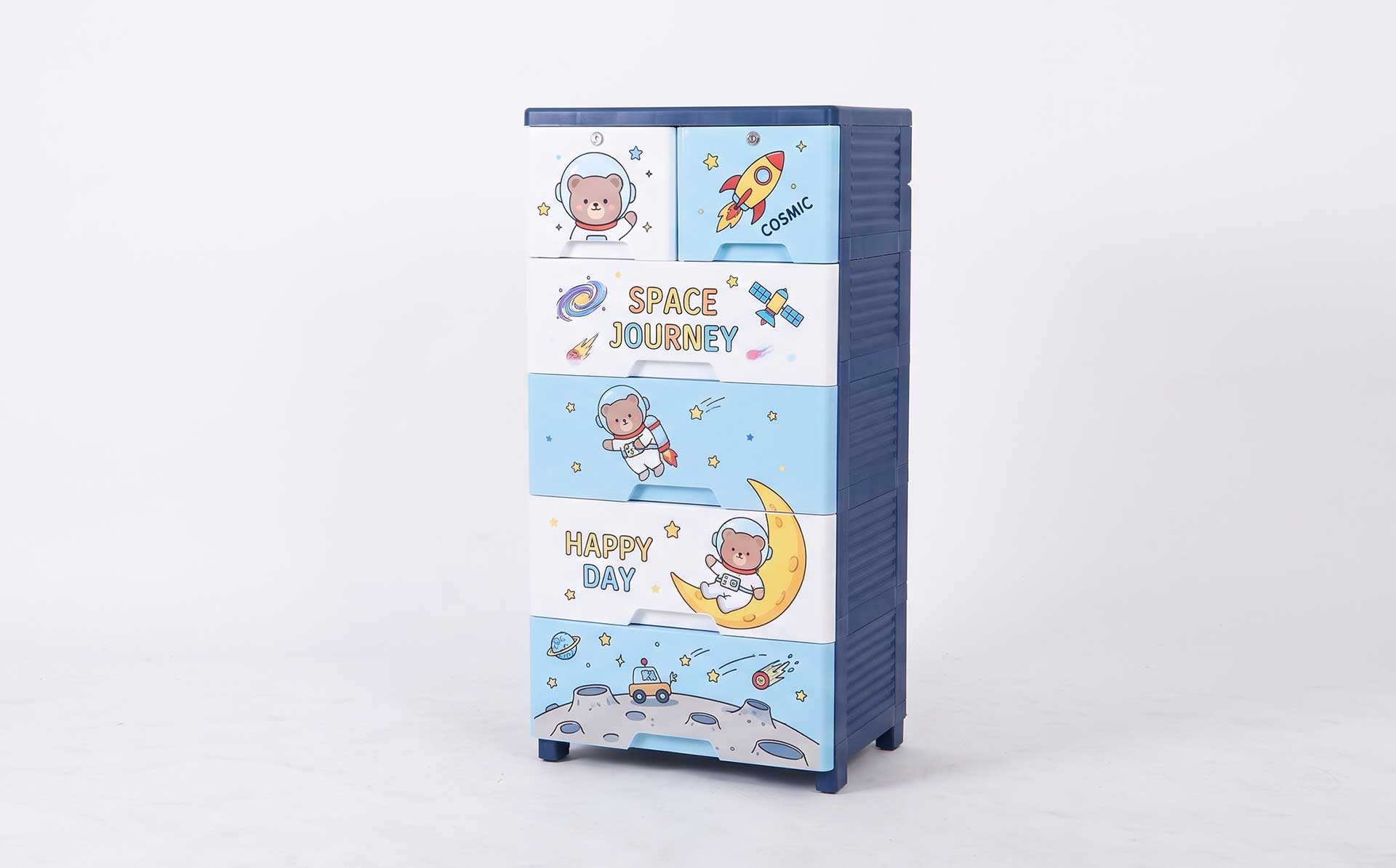 Household Plastic Five-Drawer Storage Wardrobe Mold — Product Introduction (Motek Furniture Mold Series)