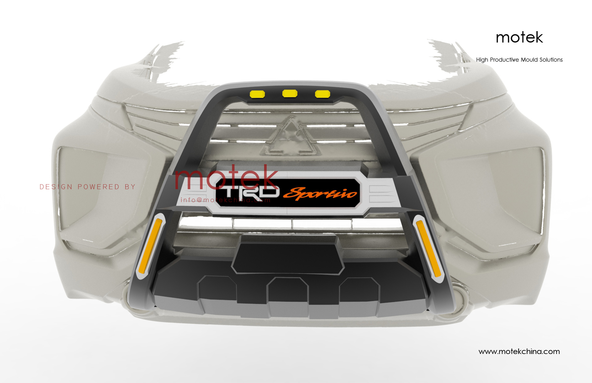 Automotive Front Bumper Guard Blow Mold
