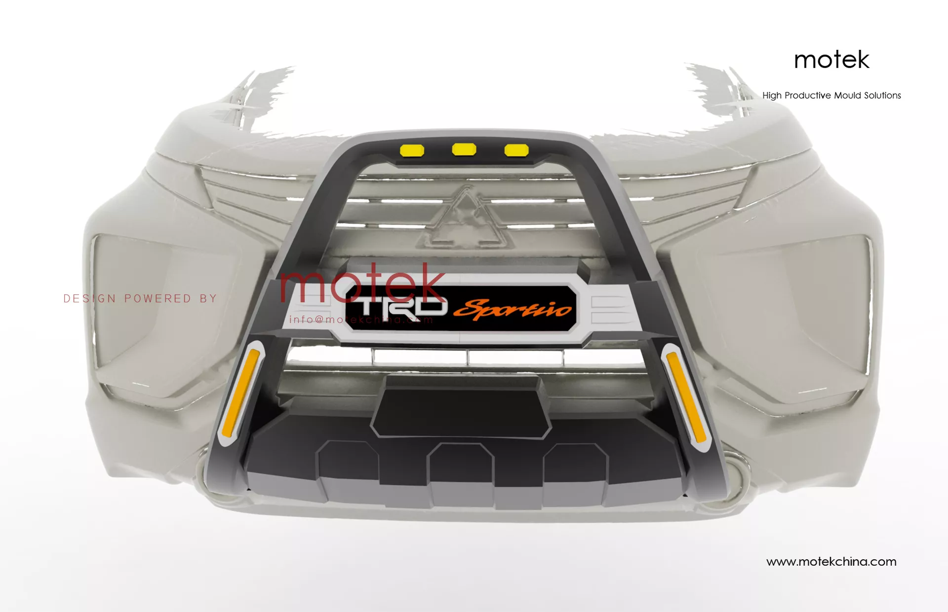 Automotive Front Bumper Guard Blow Mold