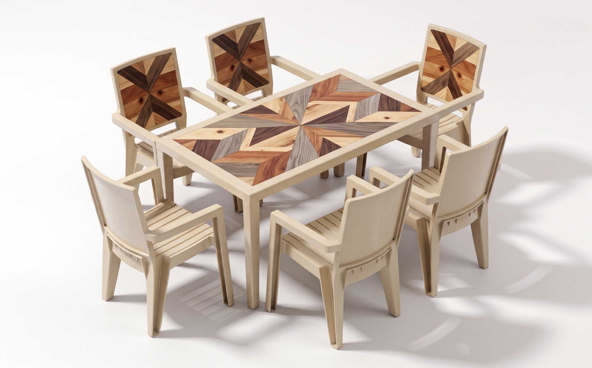 Professional Injection Moulds for IML-Ready, Oil-Resistant Plastic Tables in Multiple Colors