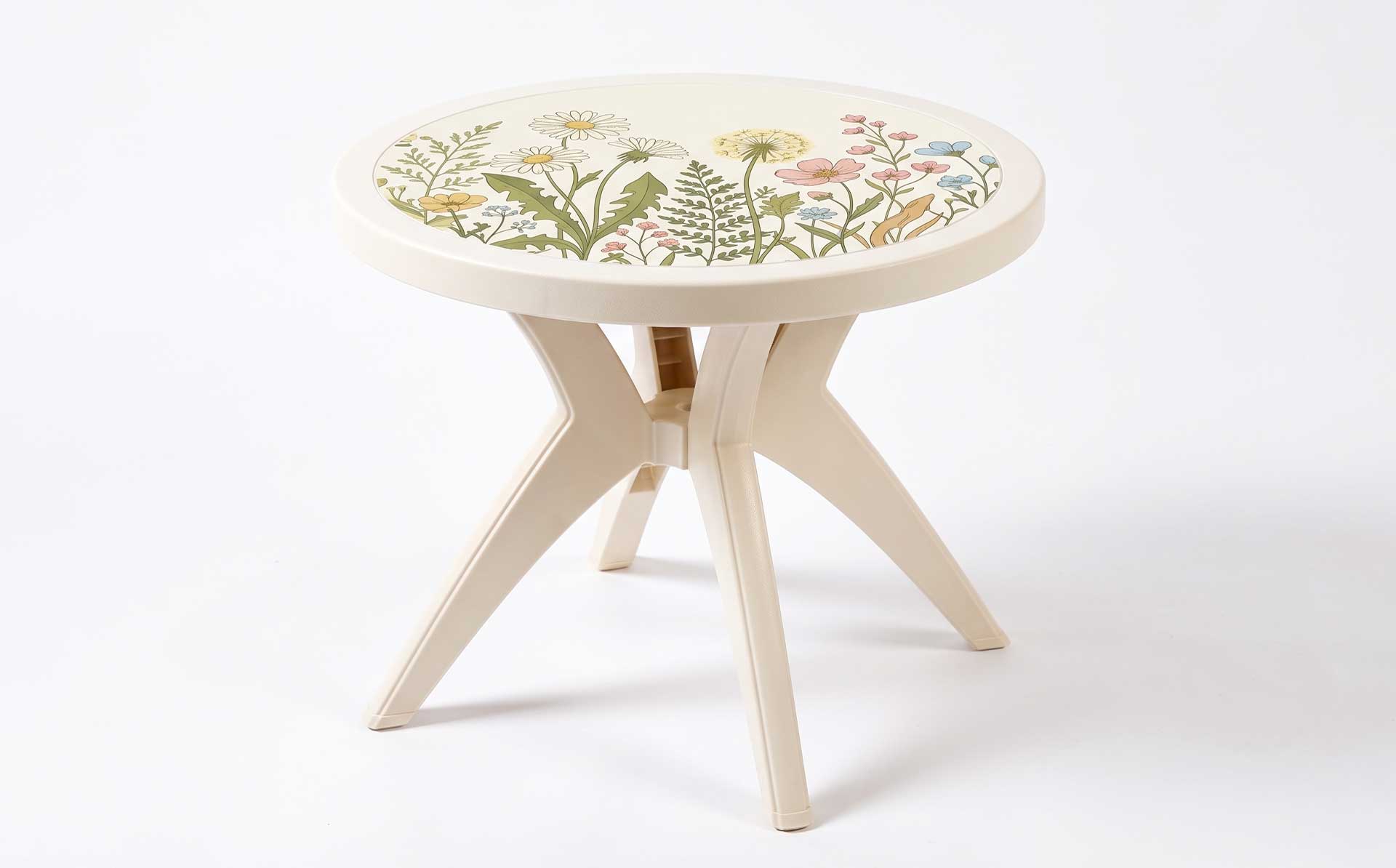 Plastic Round Table Mold for In-Mold Labeling (IML) — Product Introduction (Motek Furniture Mold Series)
