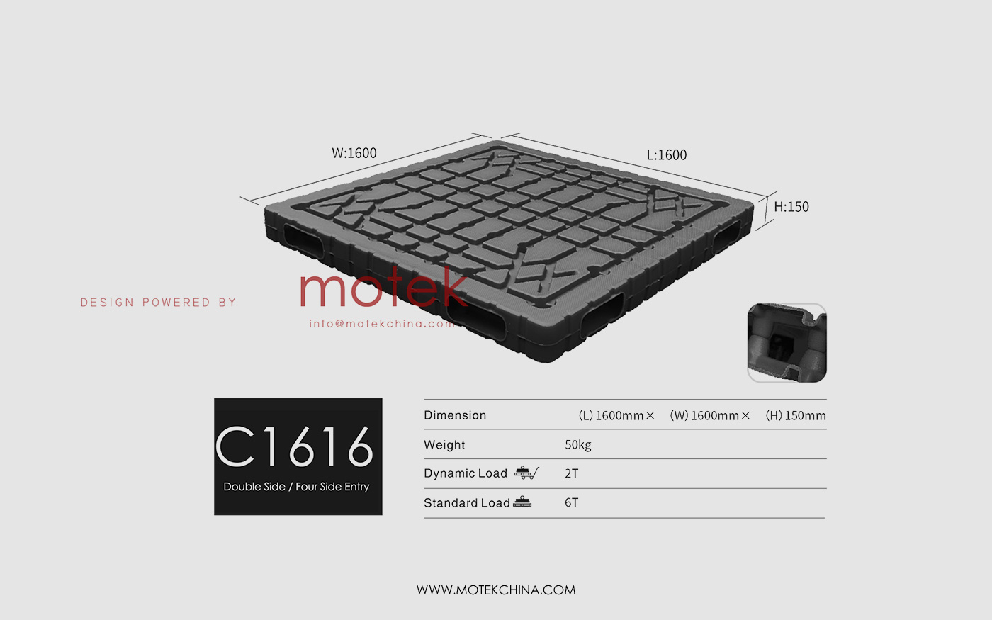 Heavy‑Duty Double‑Sided Blow‑Molded Tray Pallet Mold | 4‑Way Entry HDPE Design for Cold Chain & Warehouse Logistics