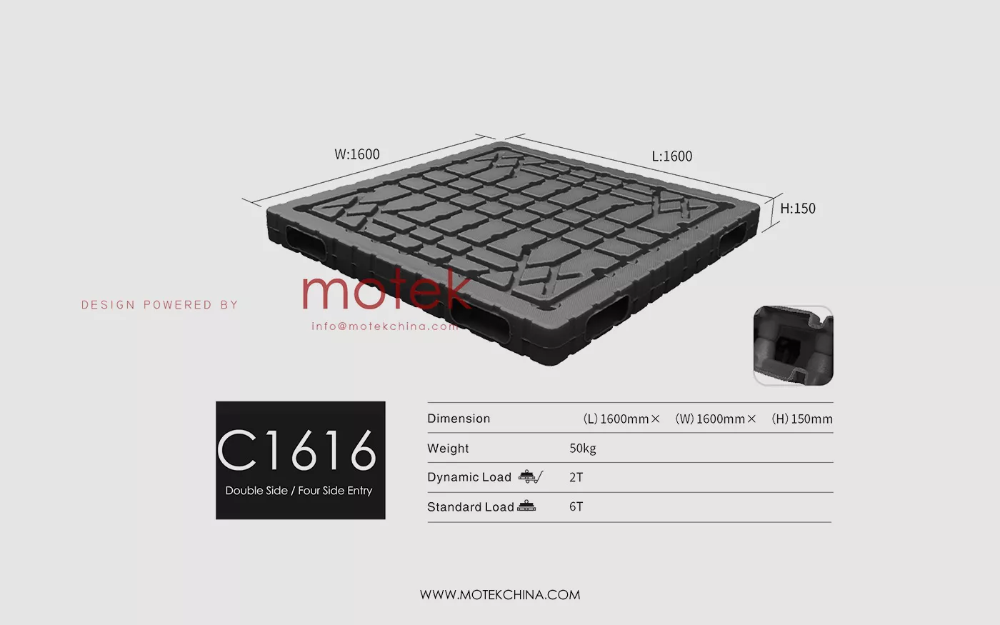 Heavy‑Duty Double‑Sided Blow‑Molded Tray Pallet Mold | 4‑Way Entry HDPE Design for Cold Chain & Warehouse Logistics