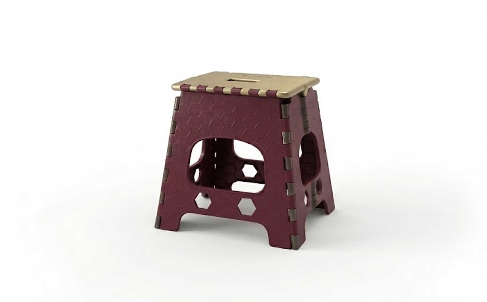 Household Foldable Small Stool Mold — Product Introduction (Motek Furniture Mold Series)