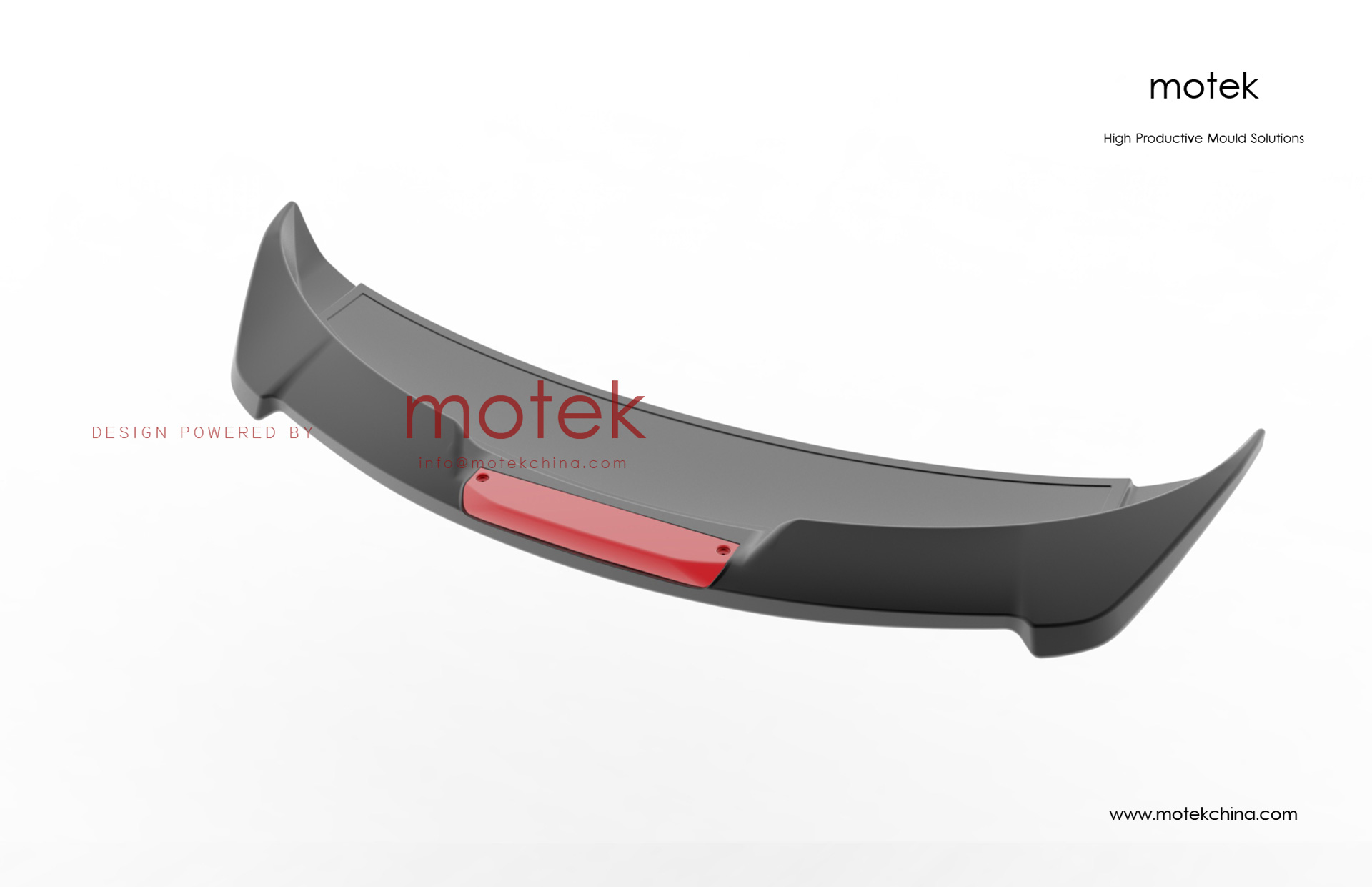 Automotive Rear Wing Blow Mold