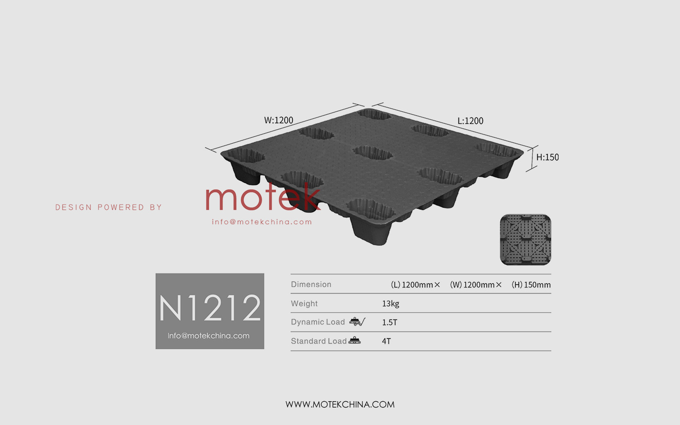 Manufacturer Blow‑Molded 9‑Leg Double‑Sided Euro Pallet Mold | 4‑Way HDPE Design with Reinforced Rims