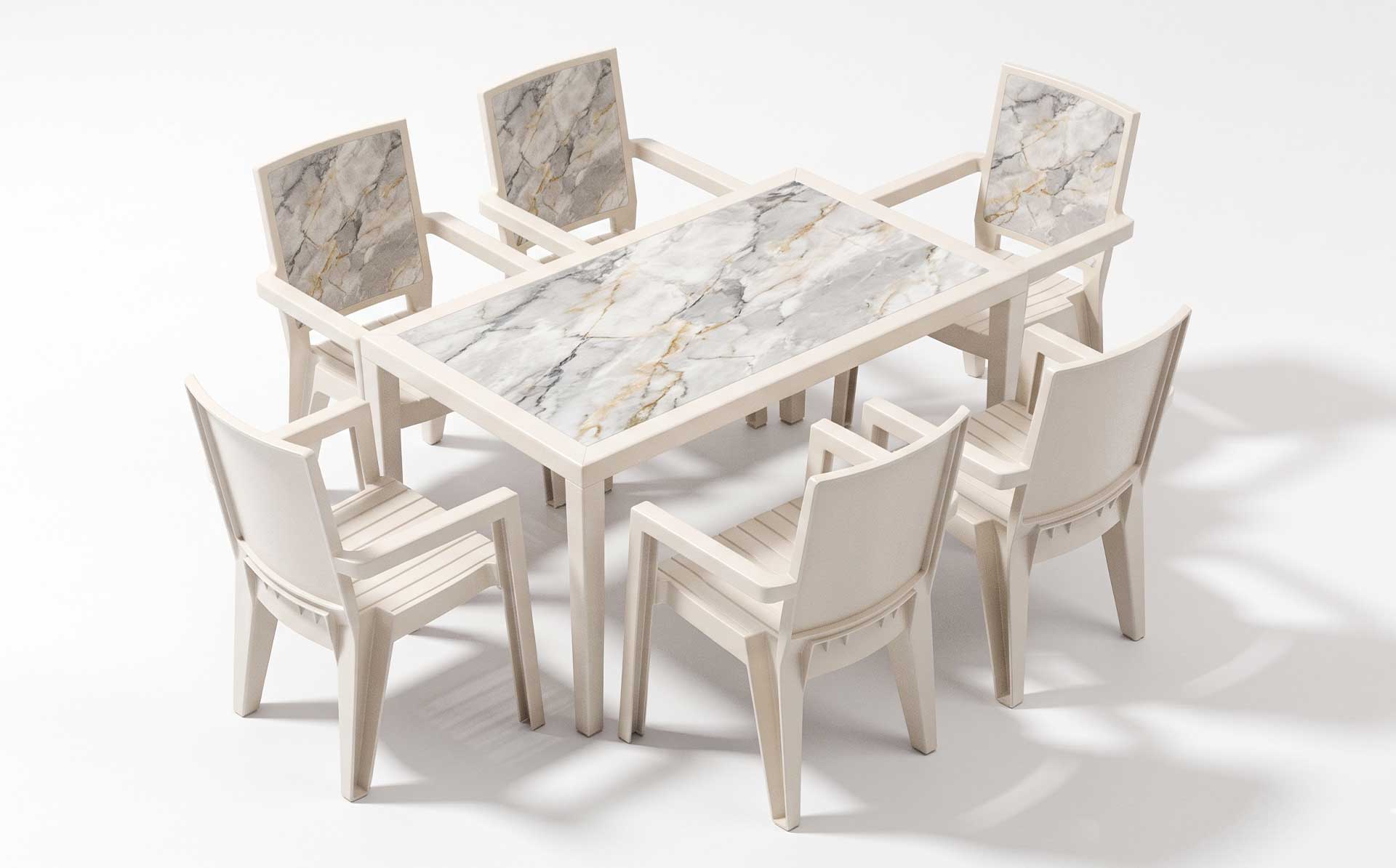 Professional Injection Moulds for IML-Ready, Oil-Resistant Plastic Tables in Multiple Colors