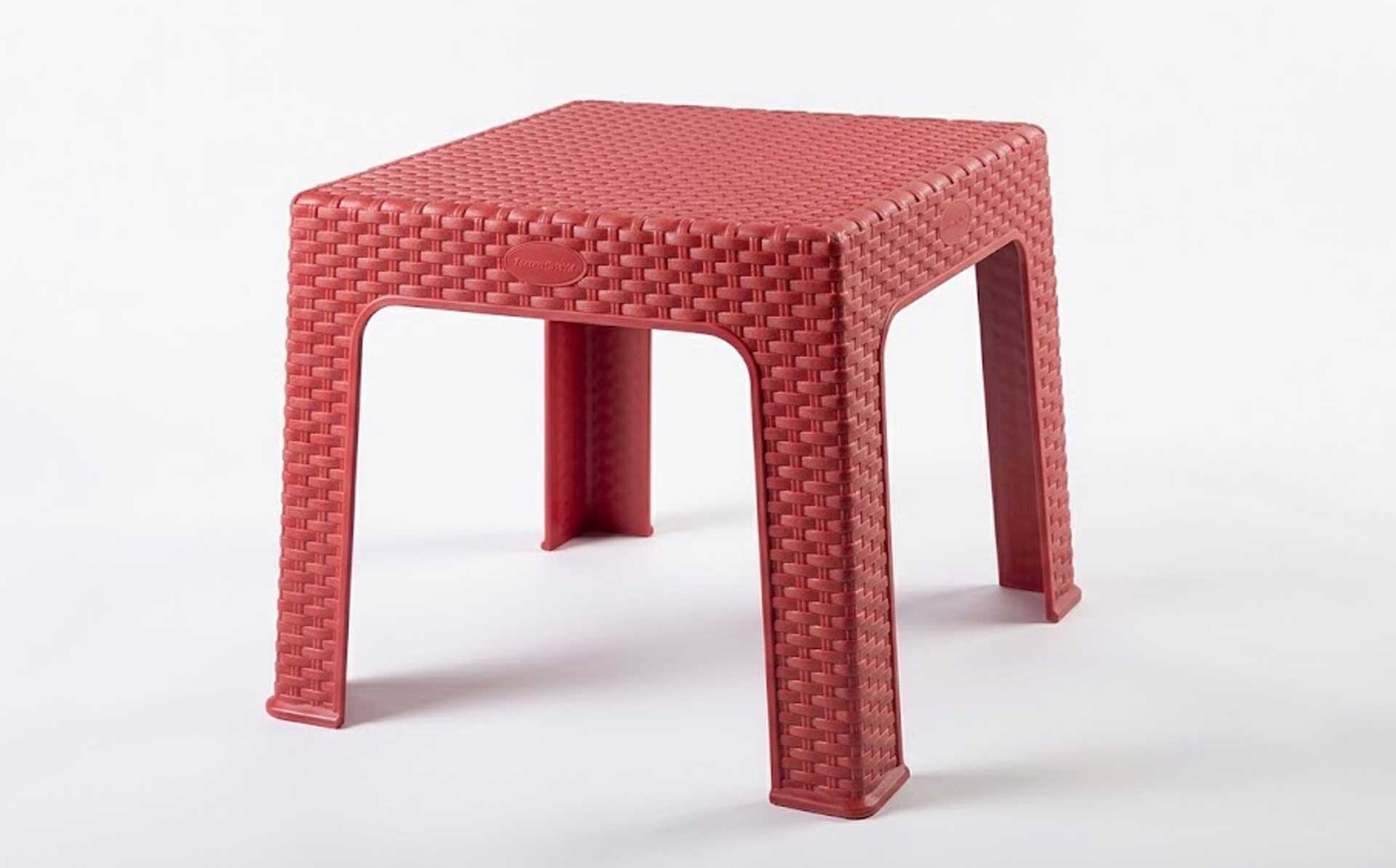 Heavy-Duty Table Mould for Food Stalls & Restaurants | Hot Runner System Optimized for Recycled Material Production