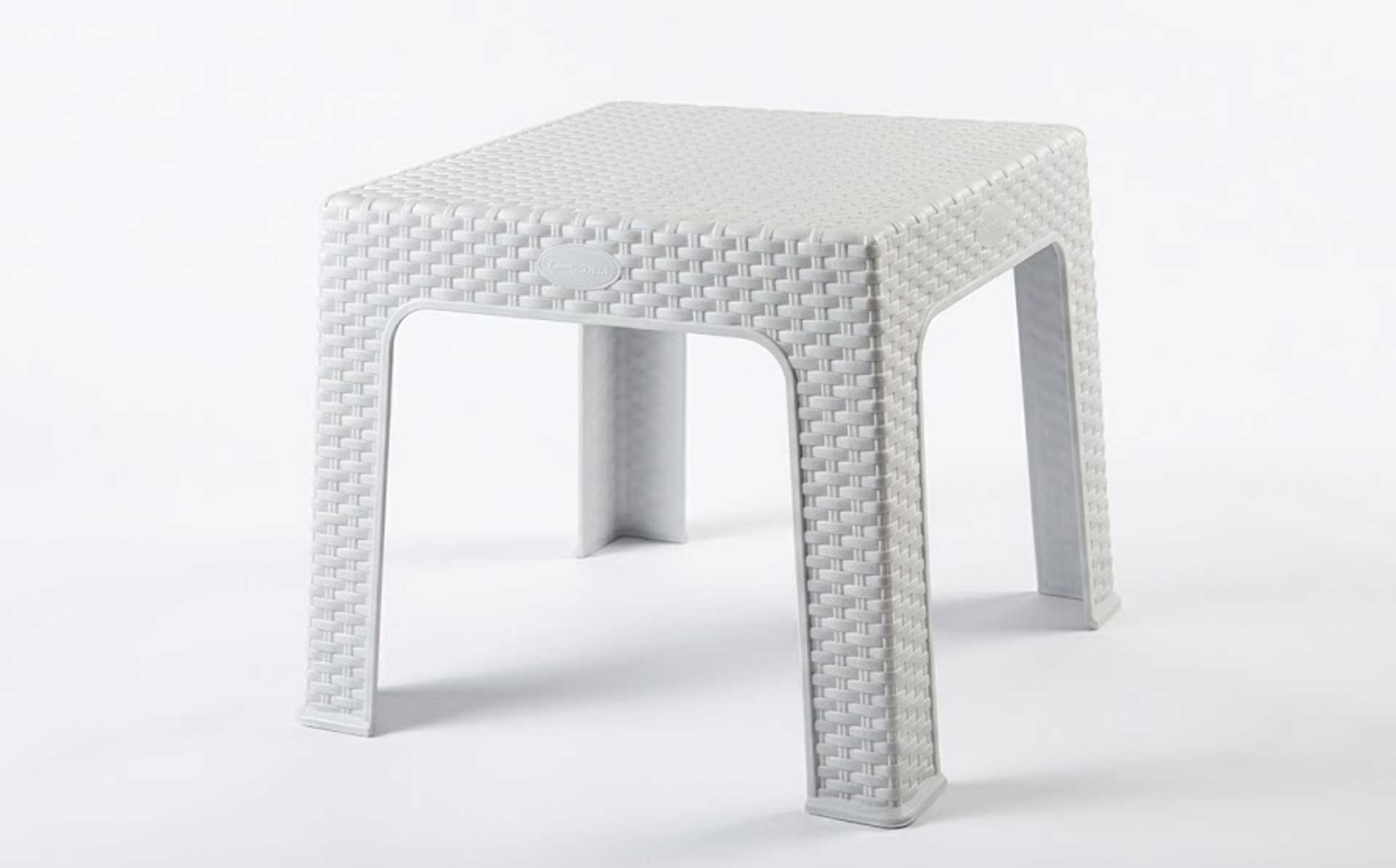 Heavy-Duty Table Mould for Food Stalls & Restaurants | Hot Runner System Optimized for Recycled Material Production