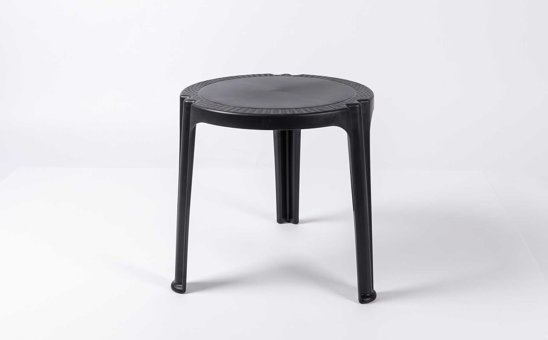 Modular One-Piece Plastic Three-Leg Round Outdoor Dining Table Mold — Product Introduction (Motek Furniture Mold Series)