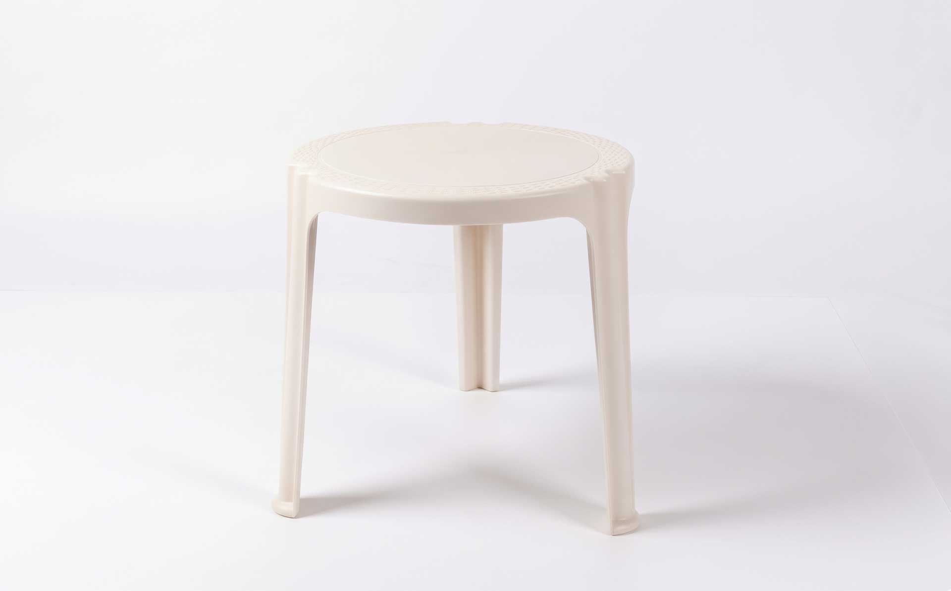 Modular One-Piece Plastic Three-Leg Round Outdoor Dining Table Mold — Product Introduction (Motek Furniture Mold Series)
