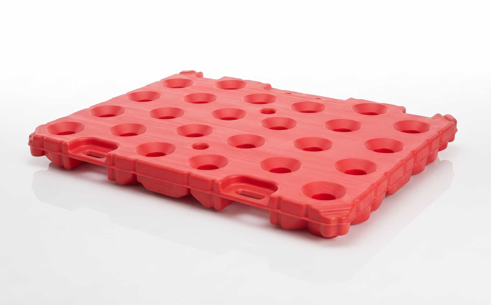 Blow-Molded Mineral Water Dedicated Logistics Divider Mold — Product Introduction (Motek Pallet Mold Series)