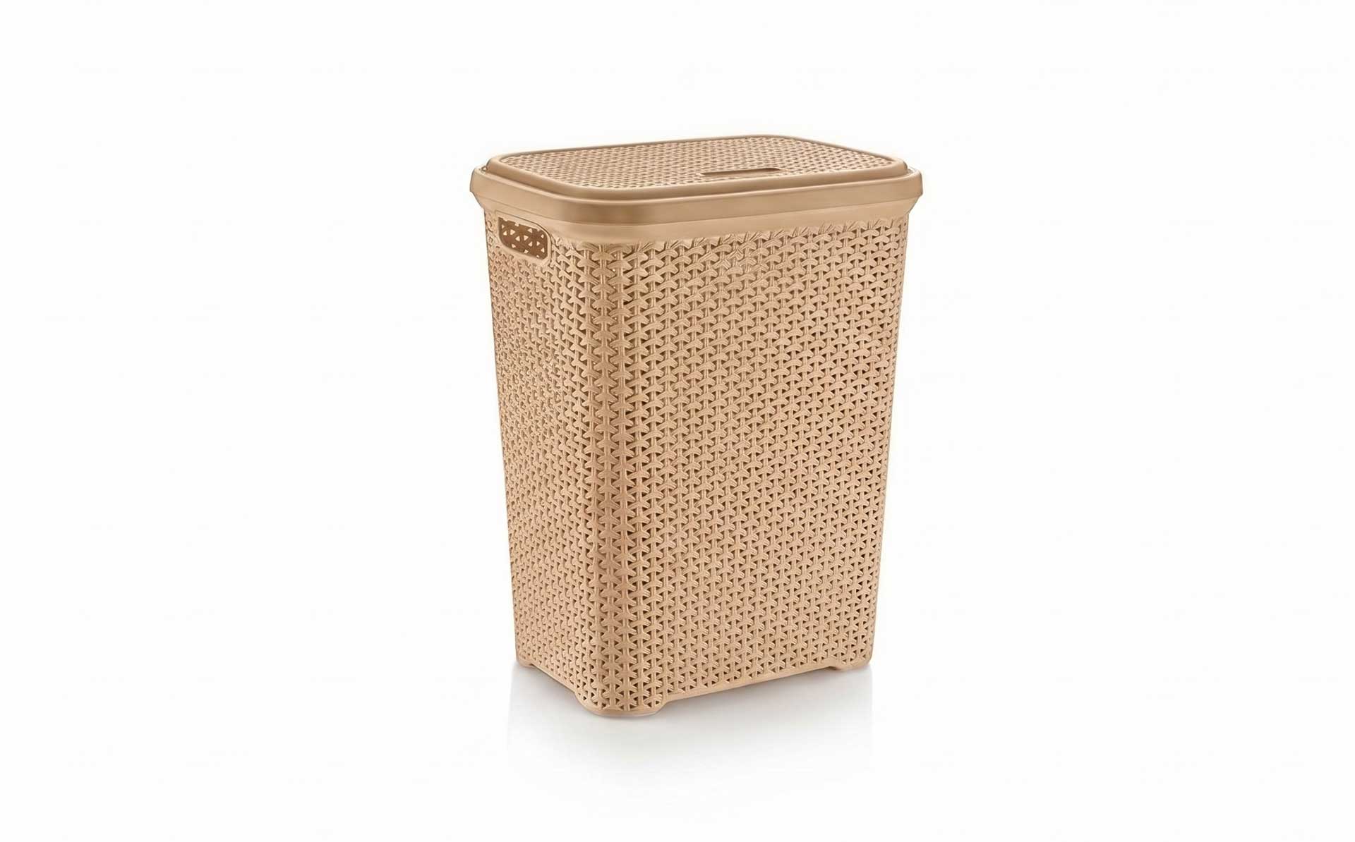 Plastic Imitation Rattan Perforated Bathroom Laundry Basket — Product Introduction (Motek Daily Necessities Mold Series)
