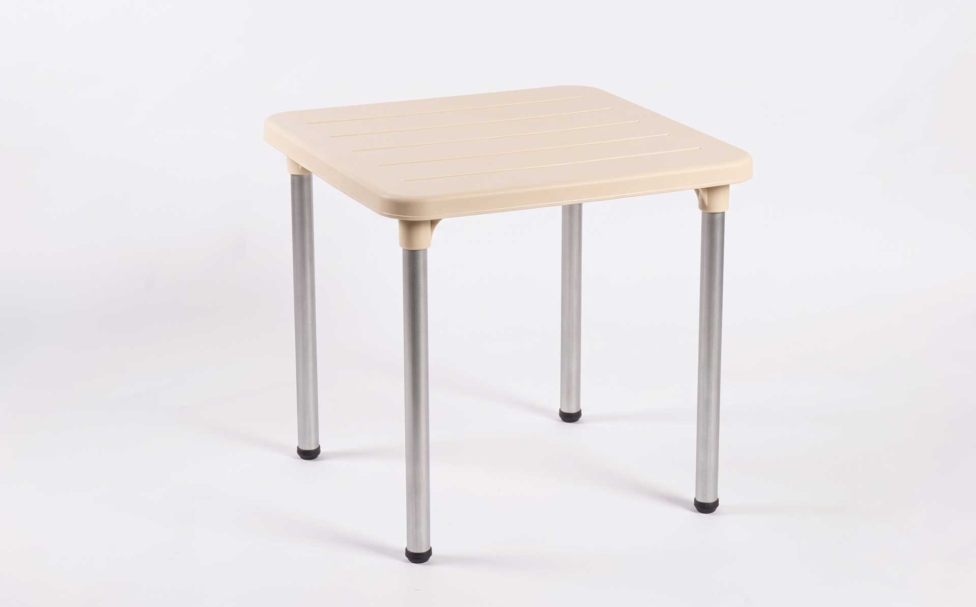 Minimalist Plastic Tabletop Mold for Aluminum Bases | Sleek, Lightweight & Scratch-Resistant Surface Design