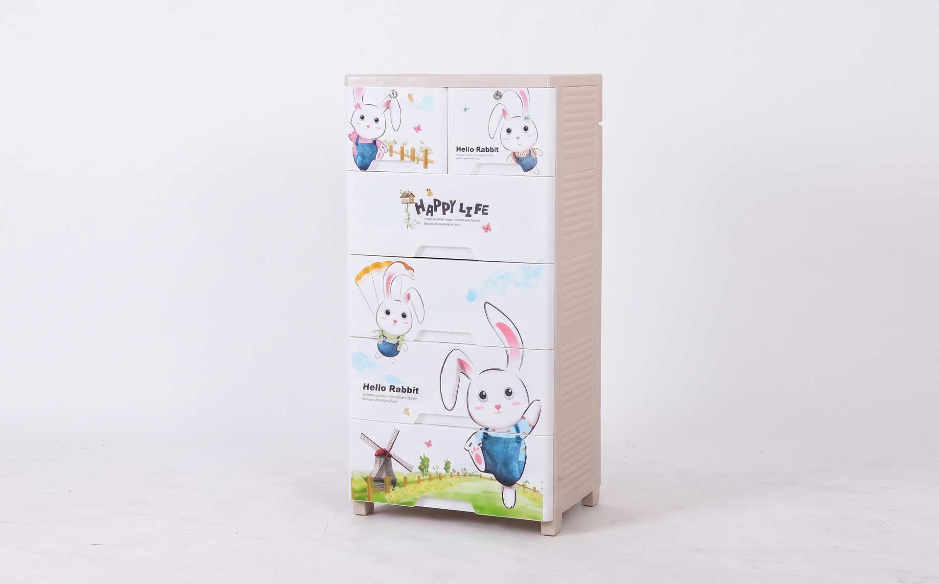 Household Plastic Five-Drawer Storage Wardrobe Mold — Product Introduction (Motek Furniture Mold Series)