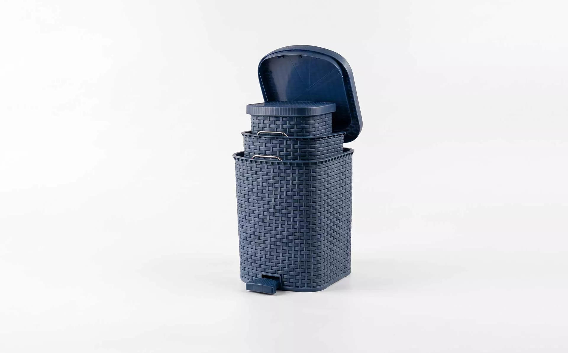 5L–20L Living & Dining Room Household Pedal Rattan-Weave Trash Can Mold — Product Introduction (Motek Daily Necessities Mold Series)