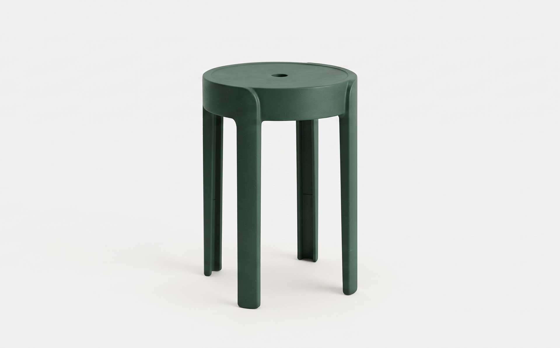 Injection Molded Plastic Food Stall Round Stool Mold — Product Introduction (Motek Furniture Mold Series)