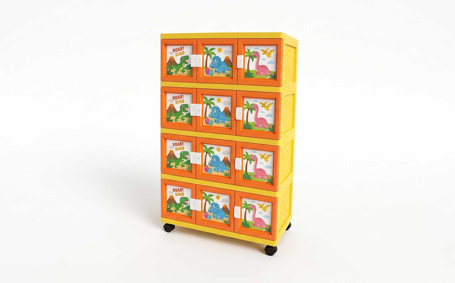 Household Three-Door Multi-Layer Clothing Storage Cabinet Mold — Product Introduction (Motek Furniture Mold Series)
