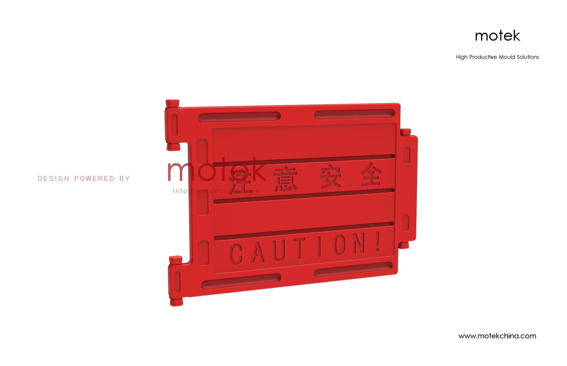 Plastic Construction Barrier Blow Mold