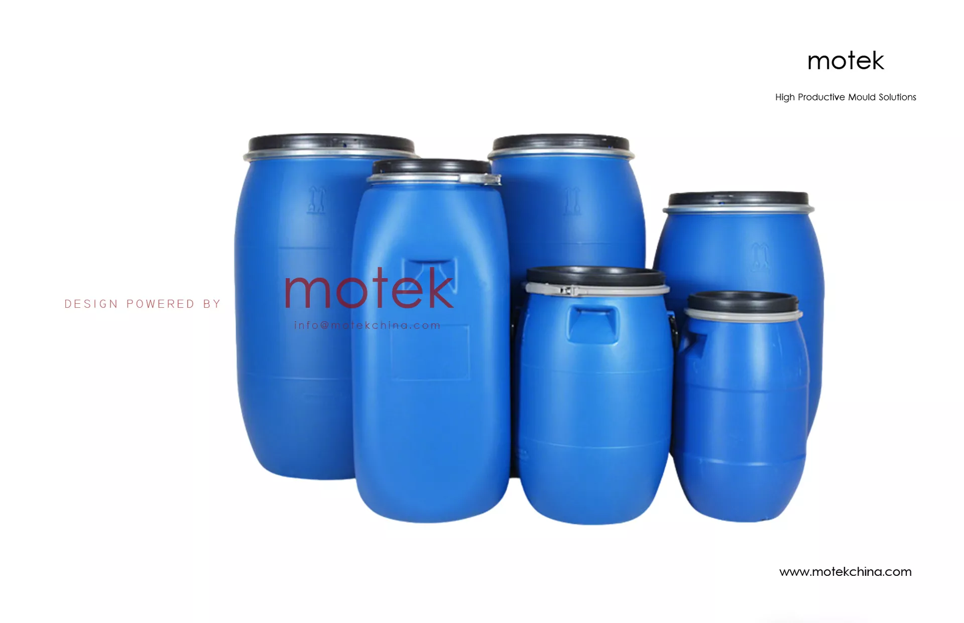 Versatile Blow Mold for 30L-200L HDPE Open-Top Steel Locking Drums