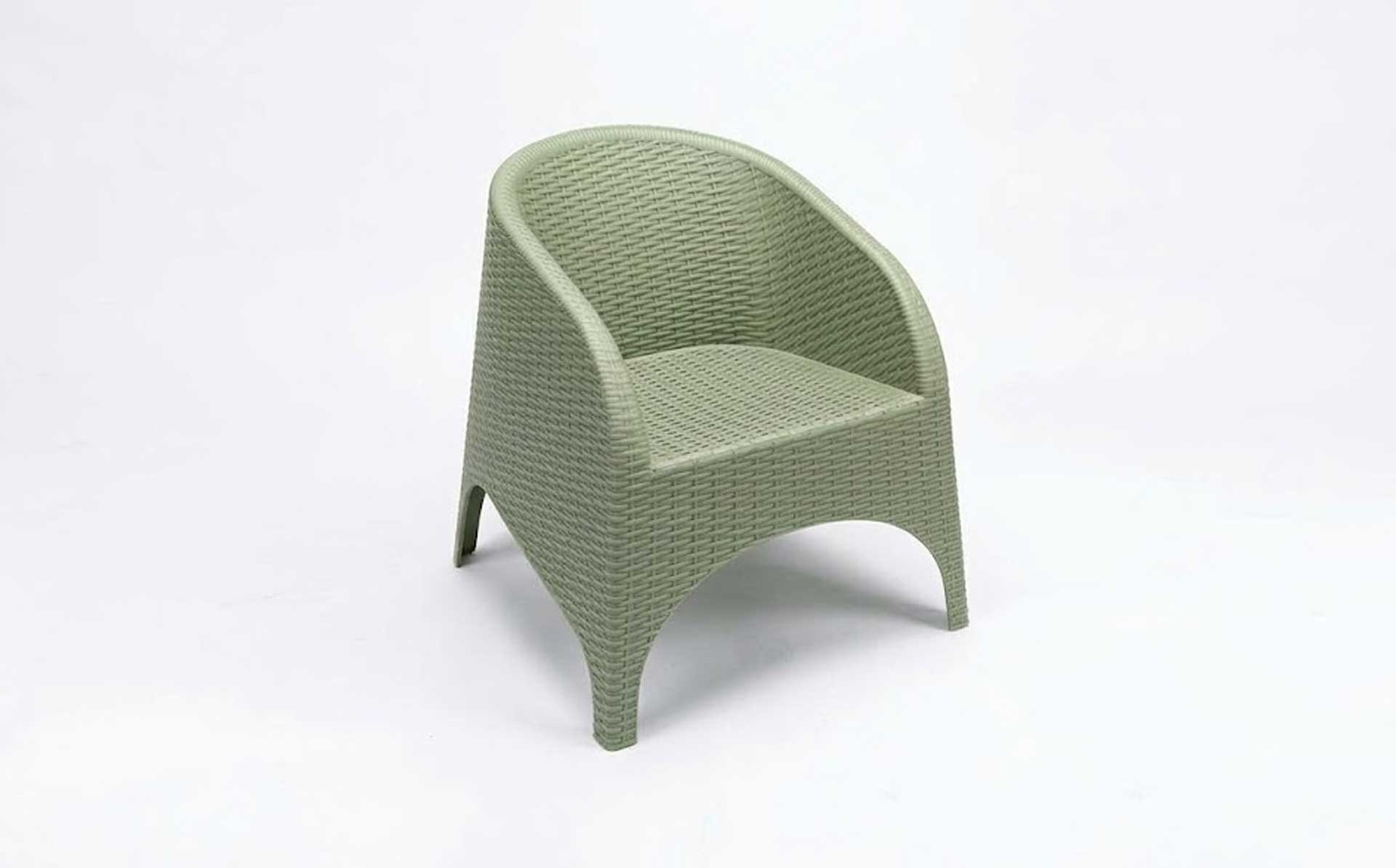 Plastic Full-Rattan Single-Seat Sofa Mold — Product Introduction (Motek Furniture Mold Series)