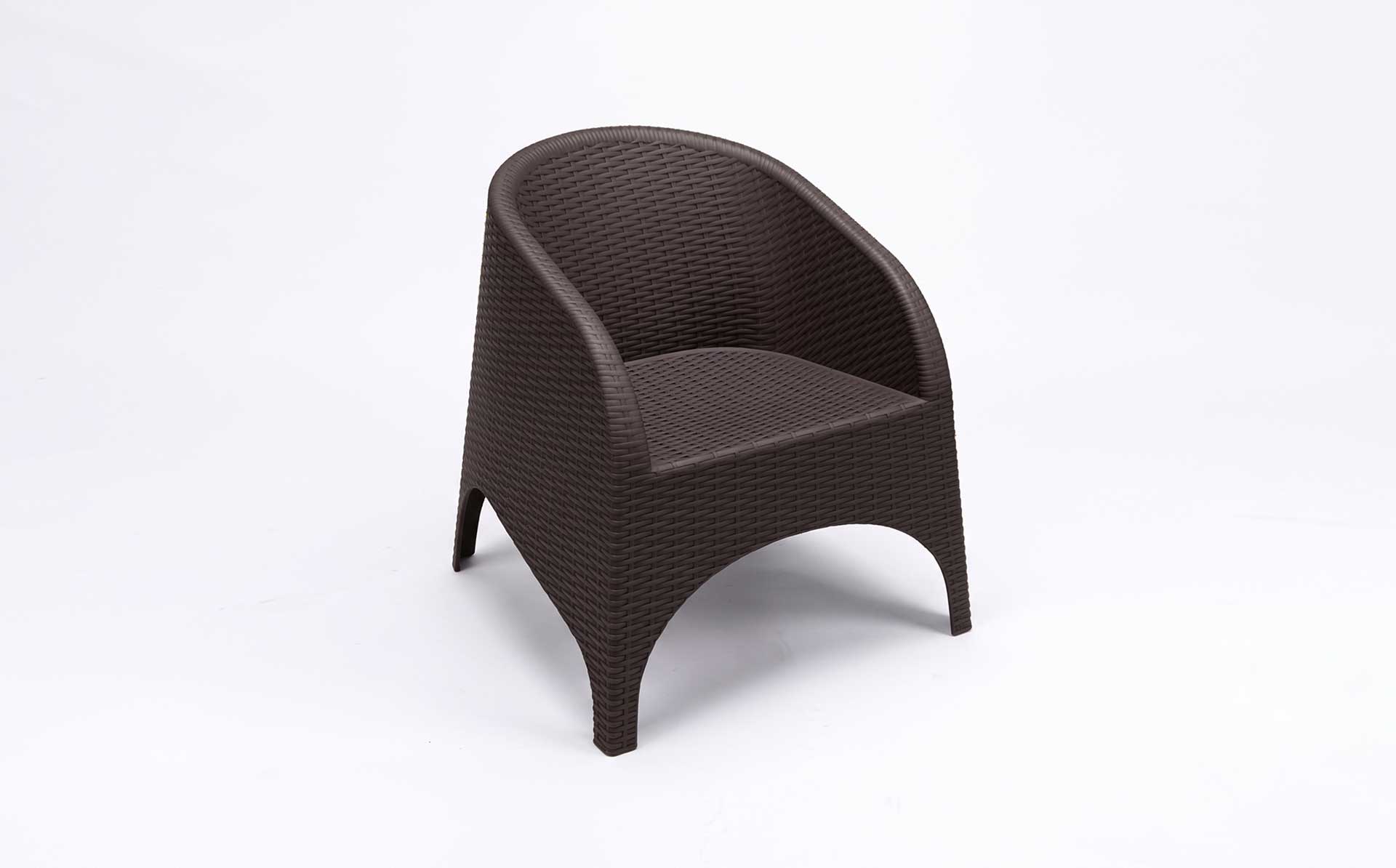Plastic Full-Rattan Single-Seat Sofa Mold — Product Introduction (Motek Furniture Mold Series)