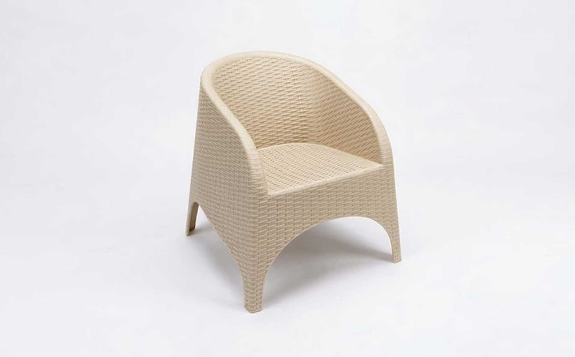 Plastic Full-Rattan Single-Seat Sofa Mold — Product Introduction (Motek Furniture Mold Series)