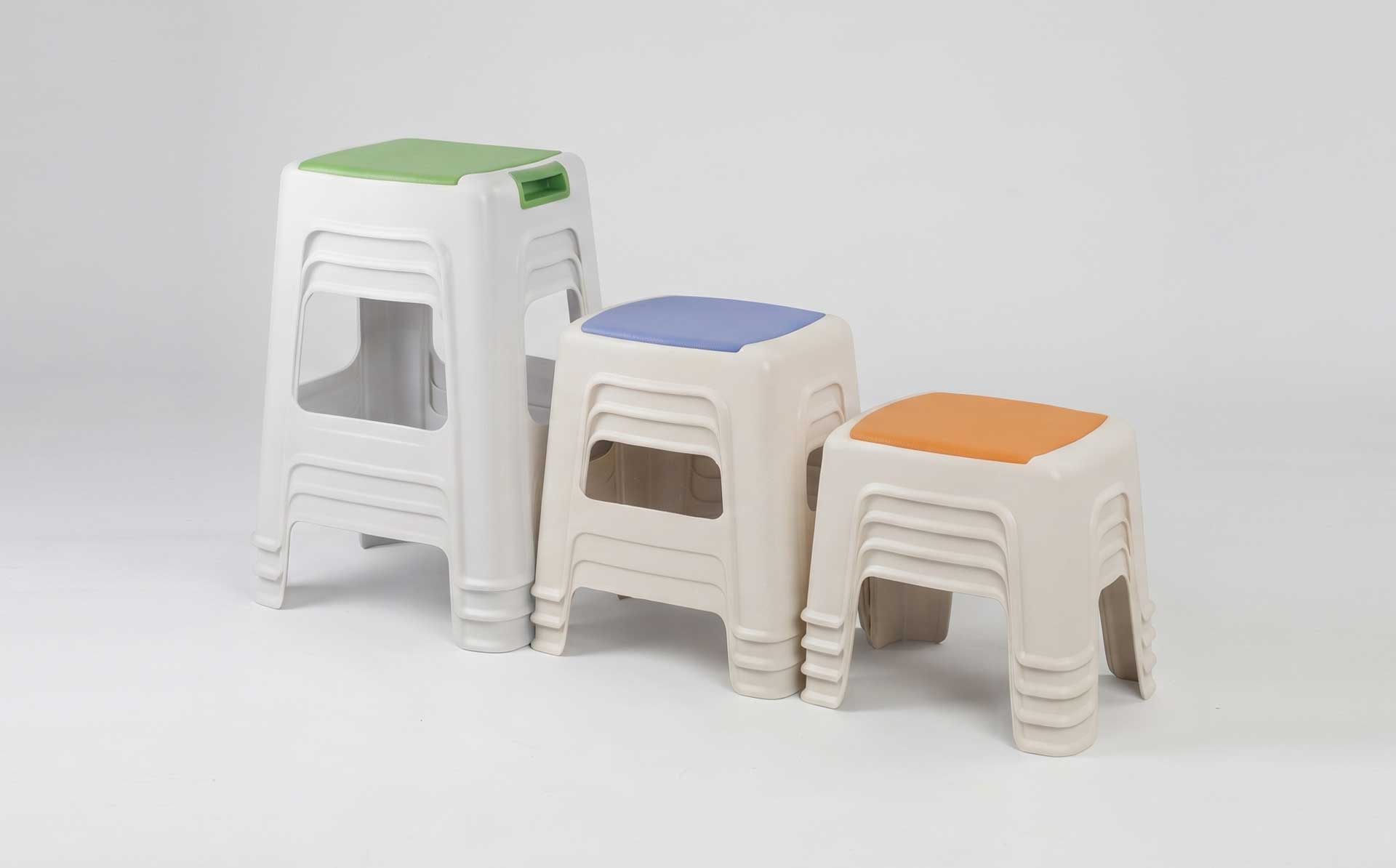 Plastic Injection Bathroom Shoe-Changing Low Stool Mold — Product Introduction (Motek Furniture Mold Series)