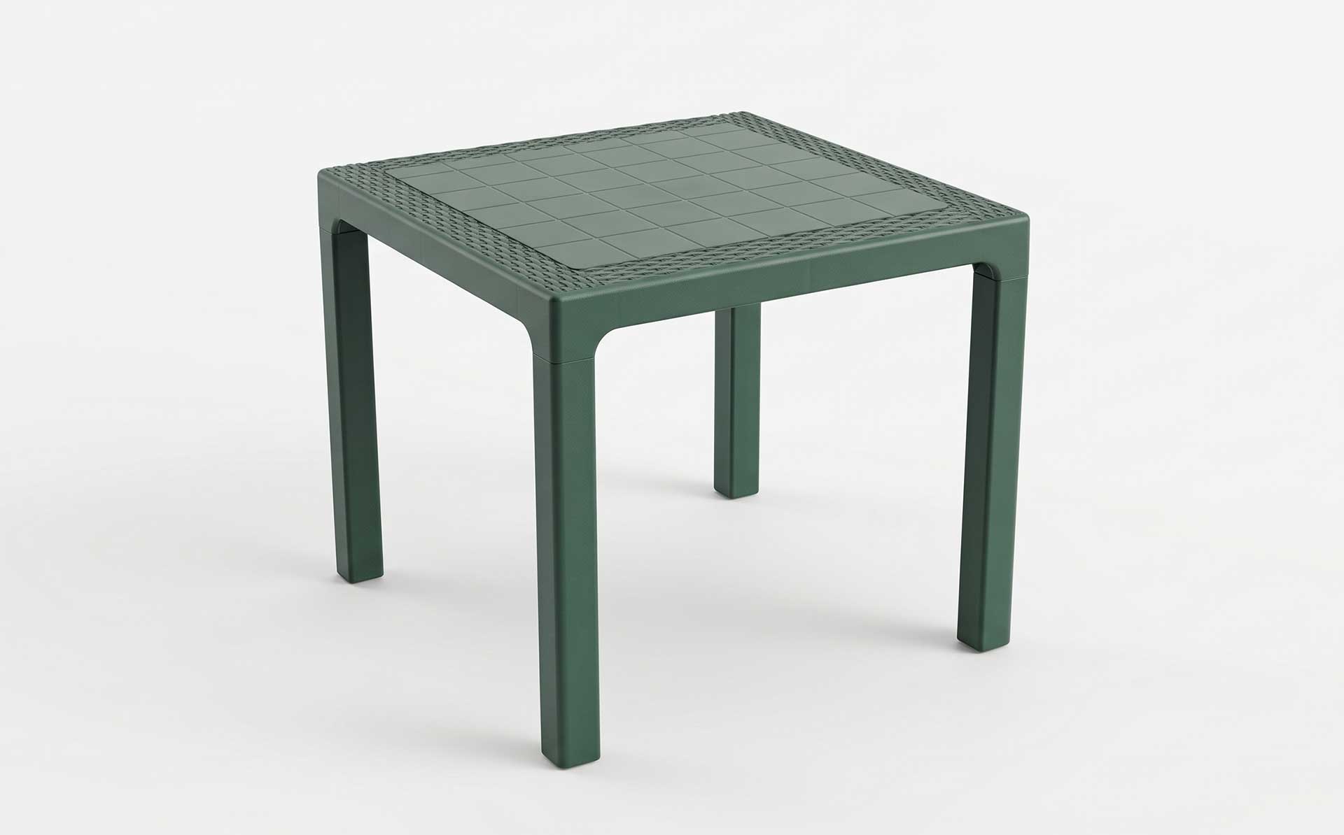 Modular Rattan-Weave Design Square Outdoor Dining Table Mold — Product Introduction (Motek Furniture Mold Series)