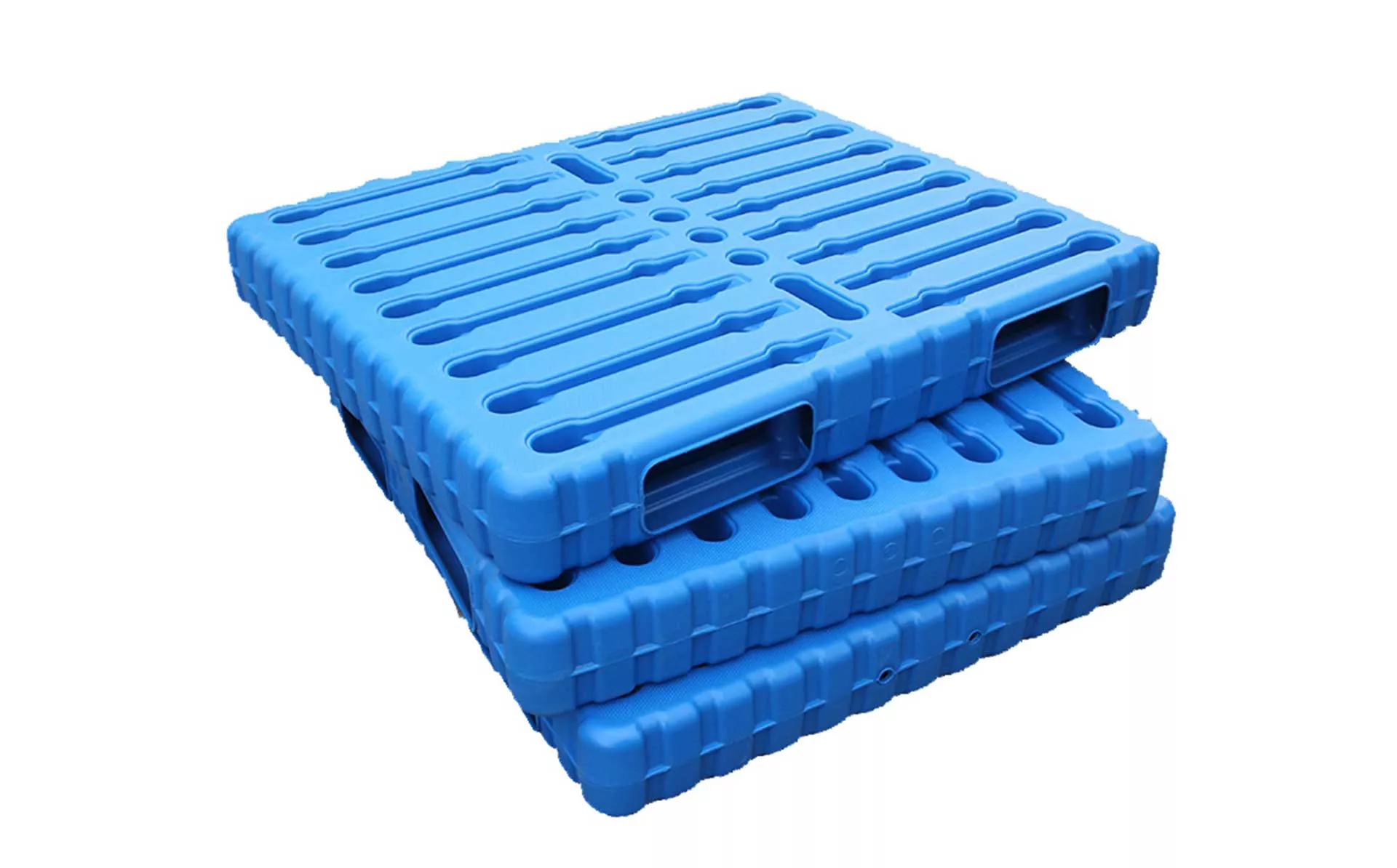 Double-Entry Forklift Leg Hollow Double-Face Blow-Molded Pallet Mold — Product Introduction (Motek Pallet Mold Series)