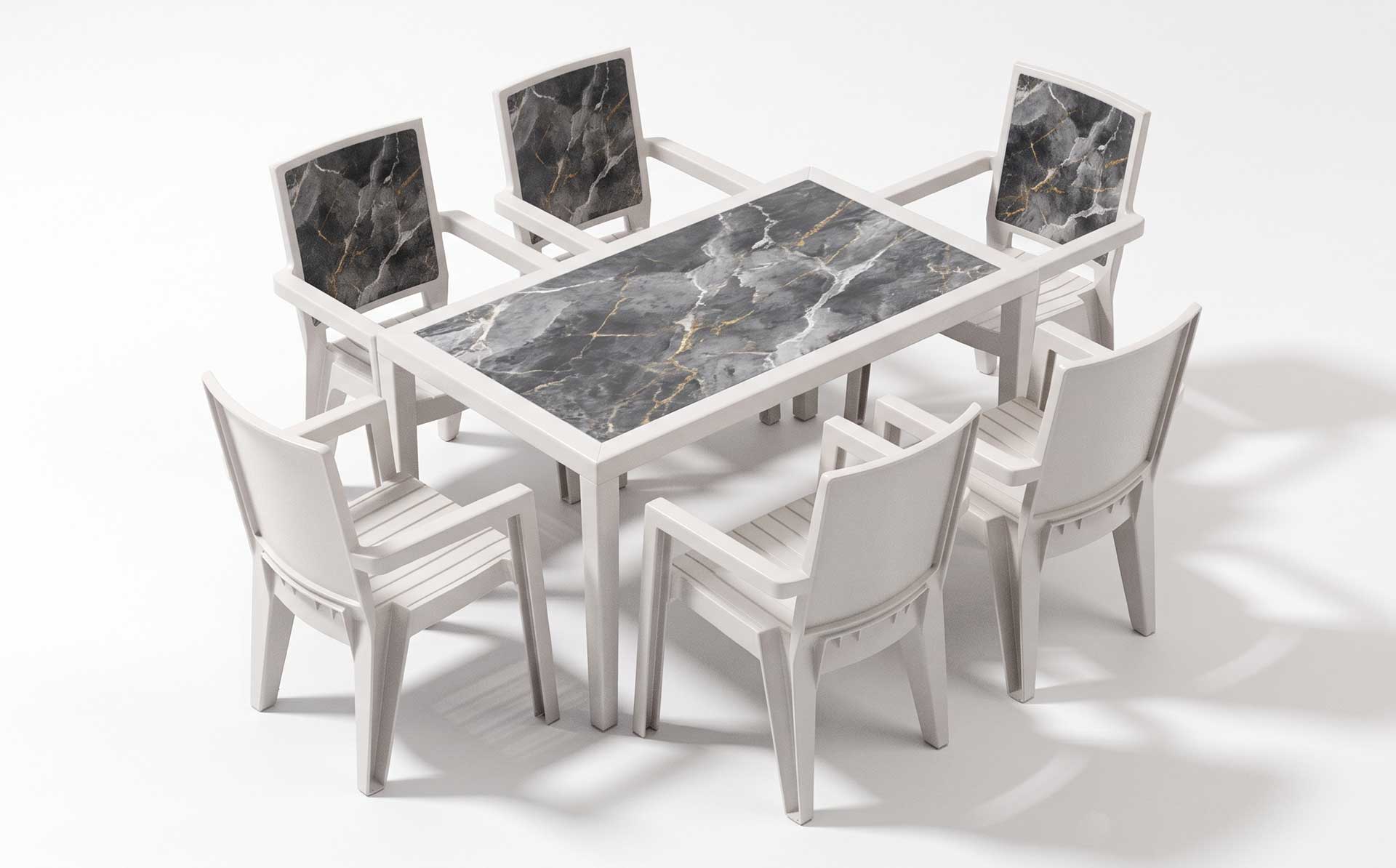 Professional Injection Moulds for IML-Ready, Oil-Resistant Plastic Tables in Multiple Colors
