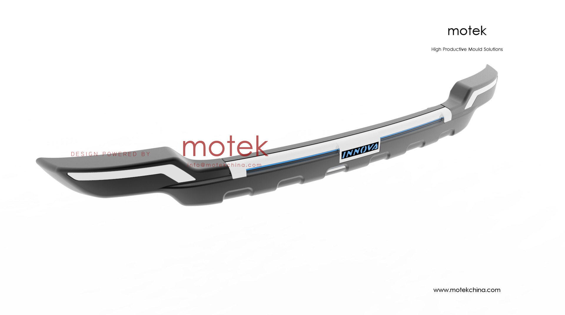 Automotive Rear Nudge Guard Blow Mold