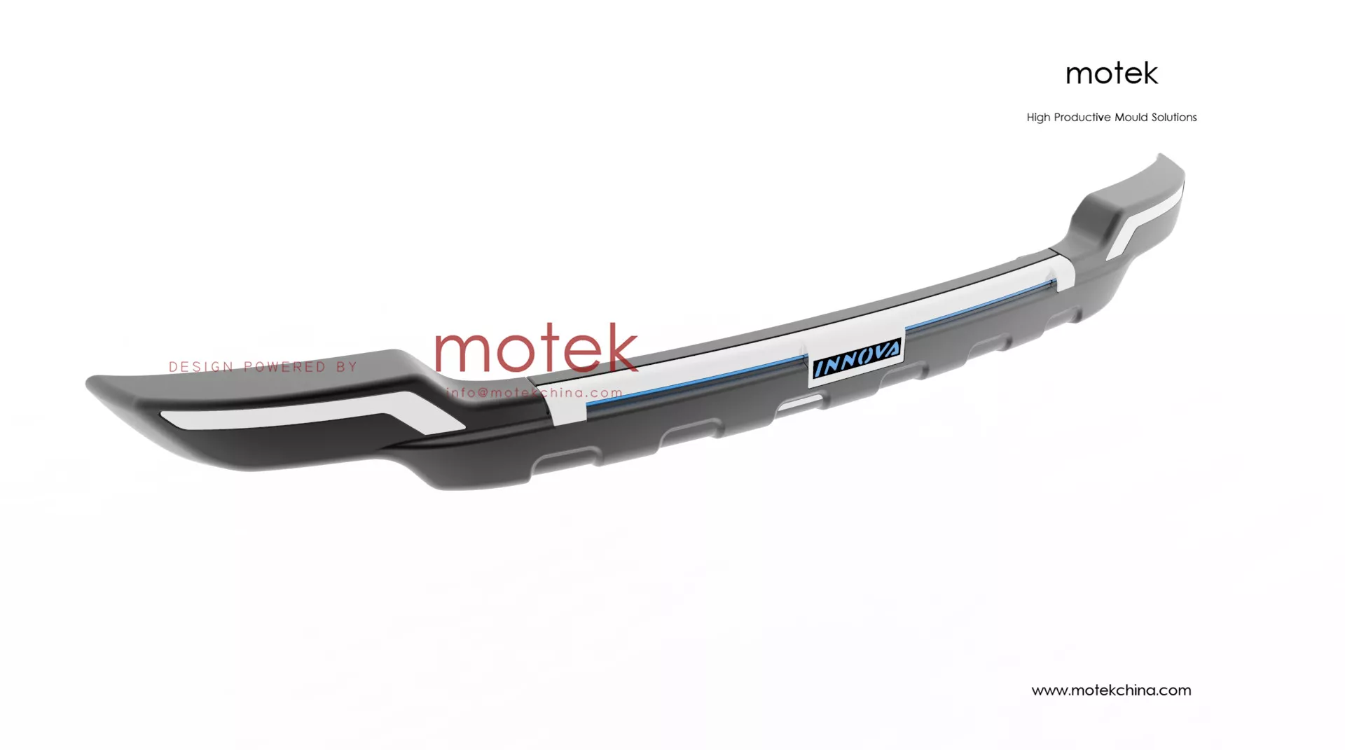 Automotive Rear Nudge Guard Blow Mold