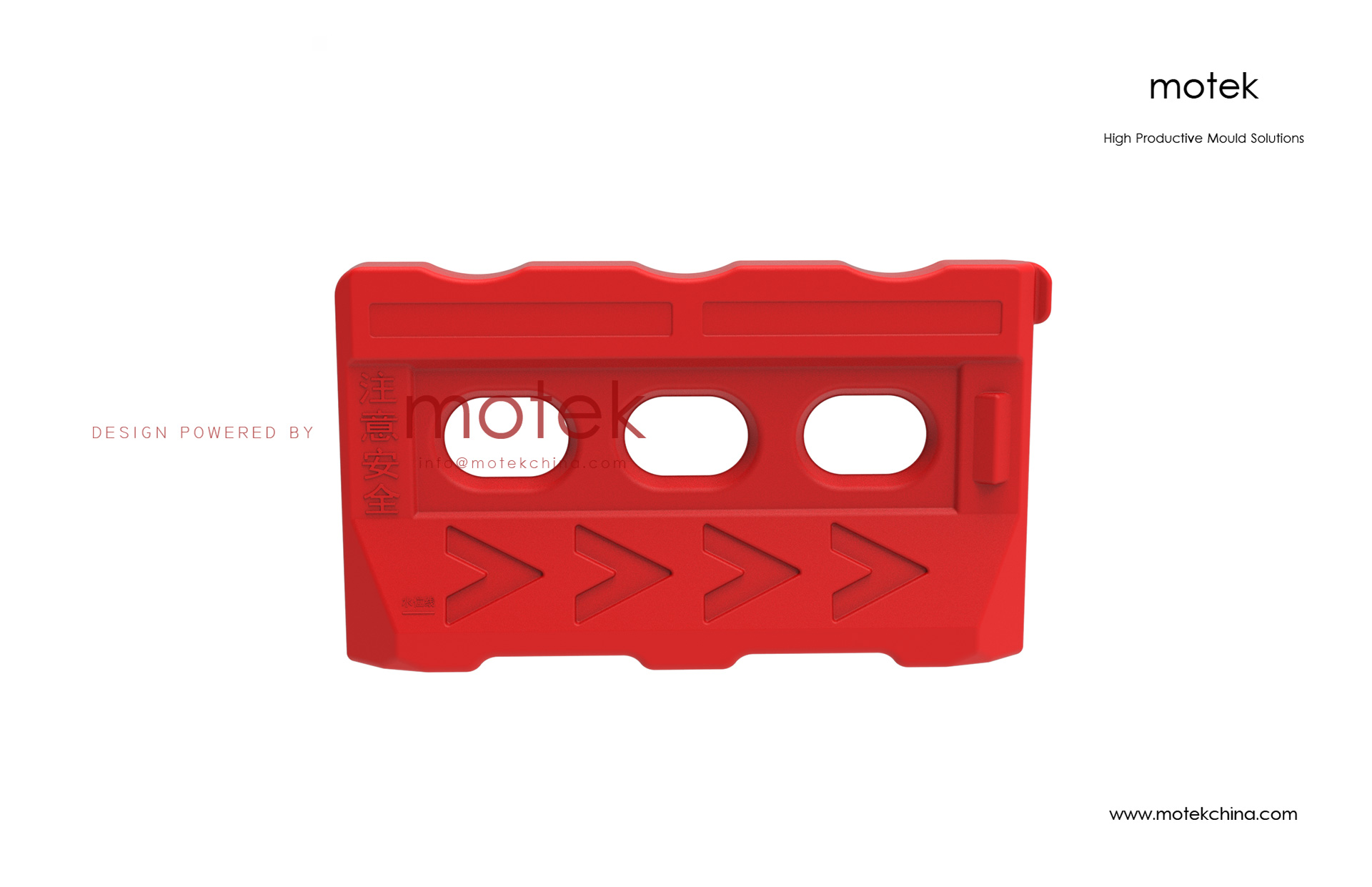 Traffic Safety Barrier Blow Mold