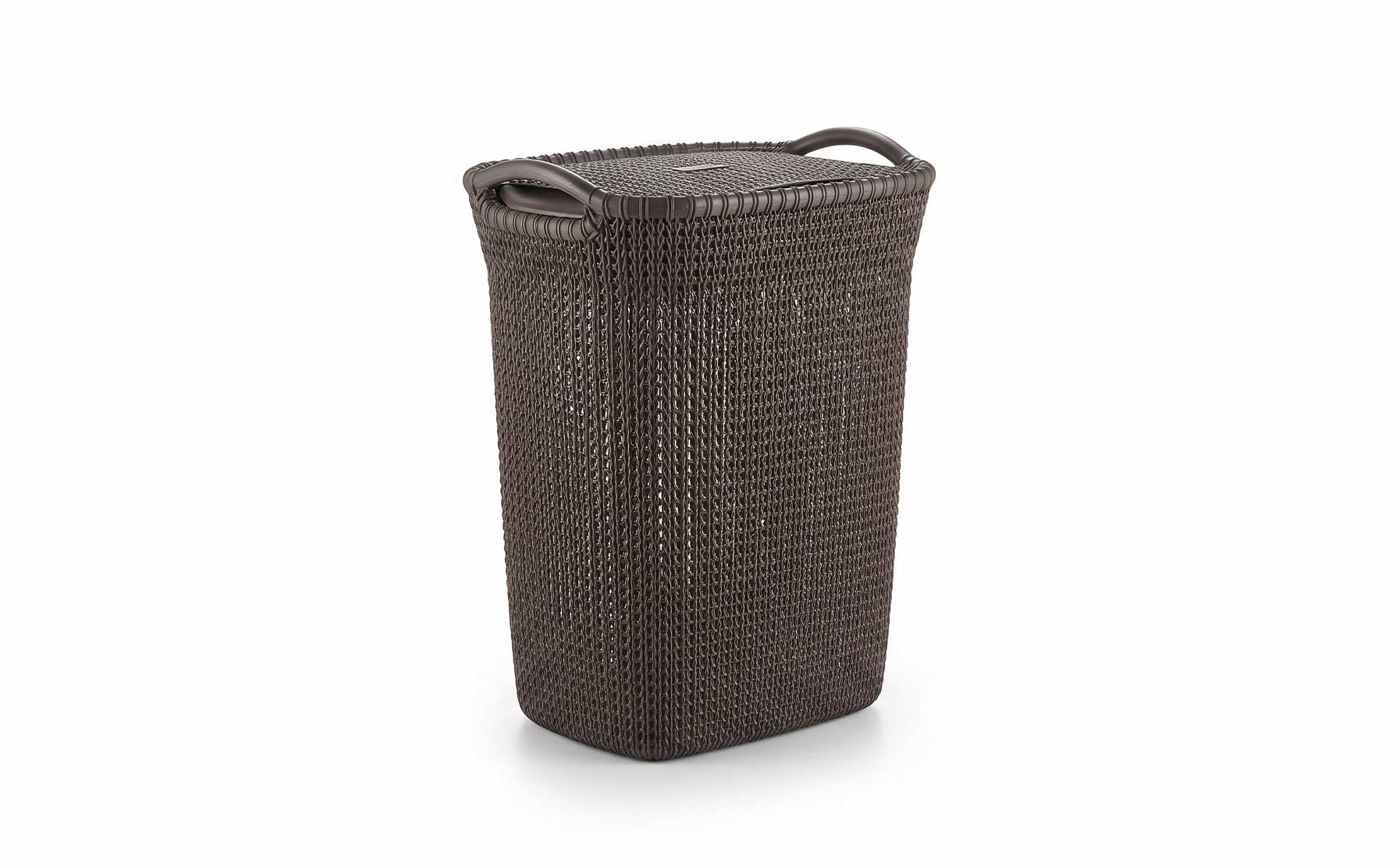 Lidded Imitation Fine-Rattan Laundry Hamper Mold — Product Introduction (Motek Daily Necessities Mold Series)