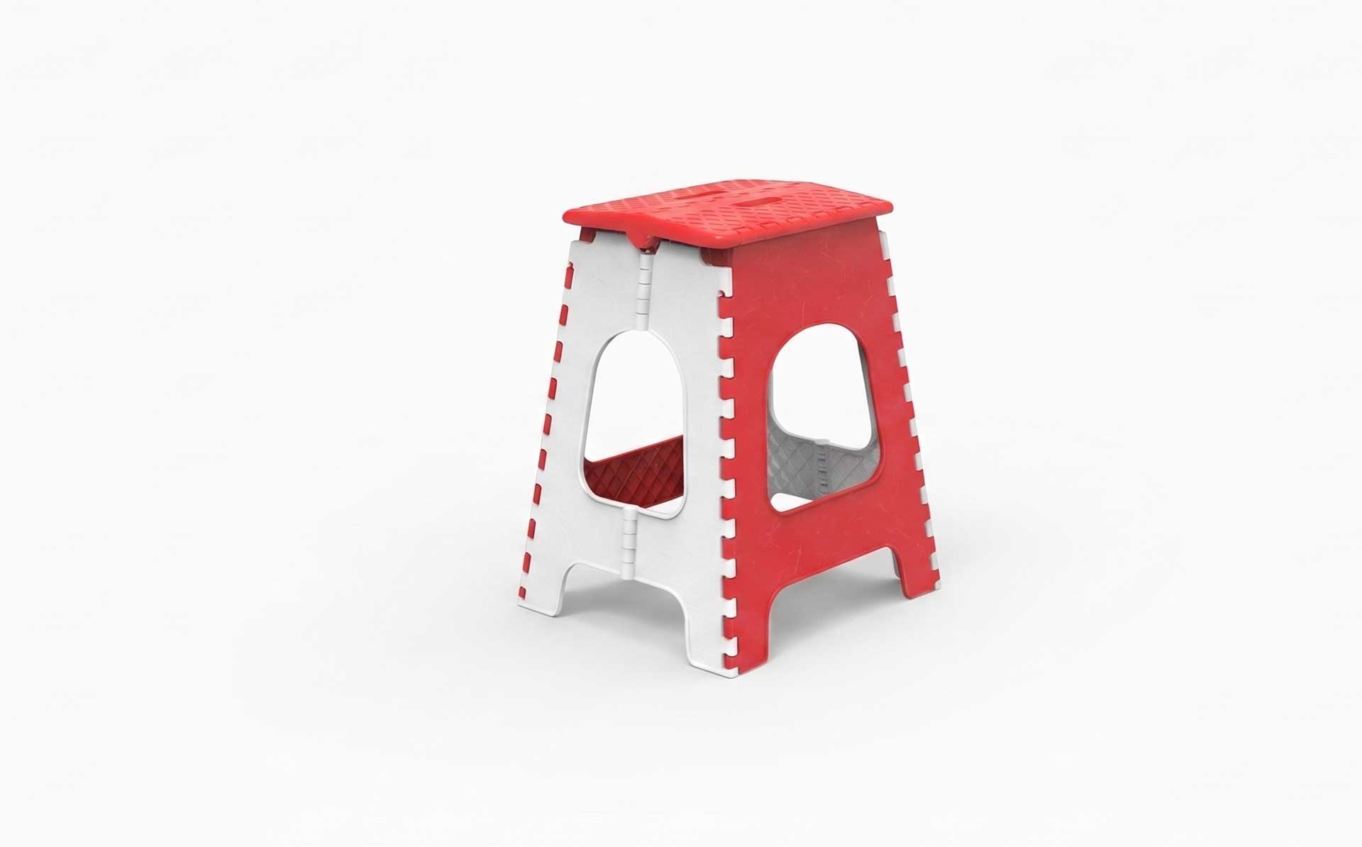 Plastic Bathroom Stool / Portable Folding Stool Mold — Product Introduction (Motek Furniture Mold Series)