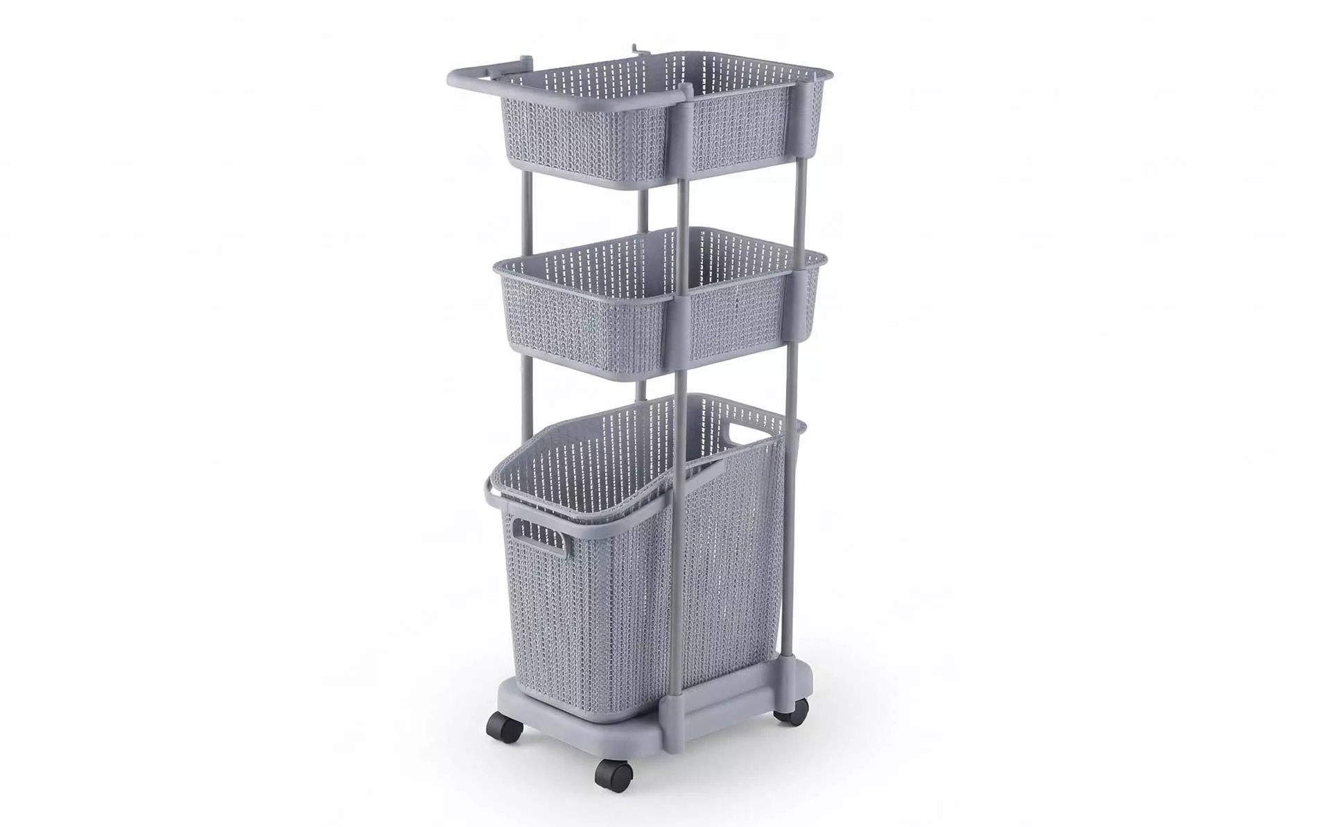 Imitation Rattan Multi-Layer Laundry Hamper / Clothes Basket Storage Rack Mold — Product Introduction (Motek Furniture Mold Series)