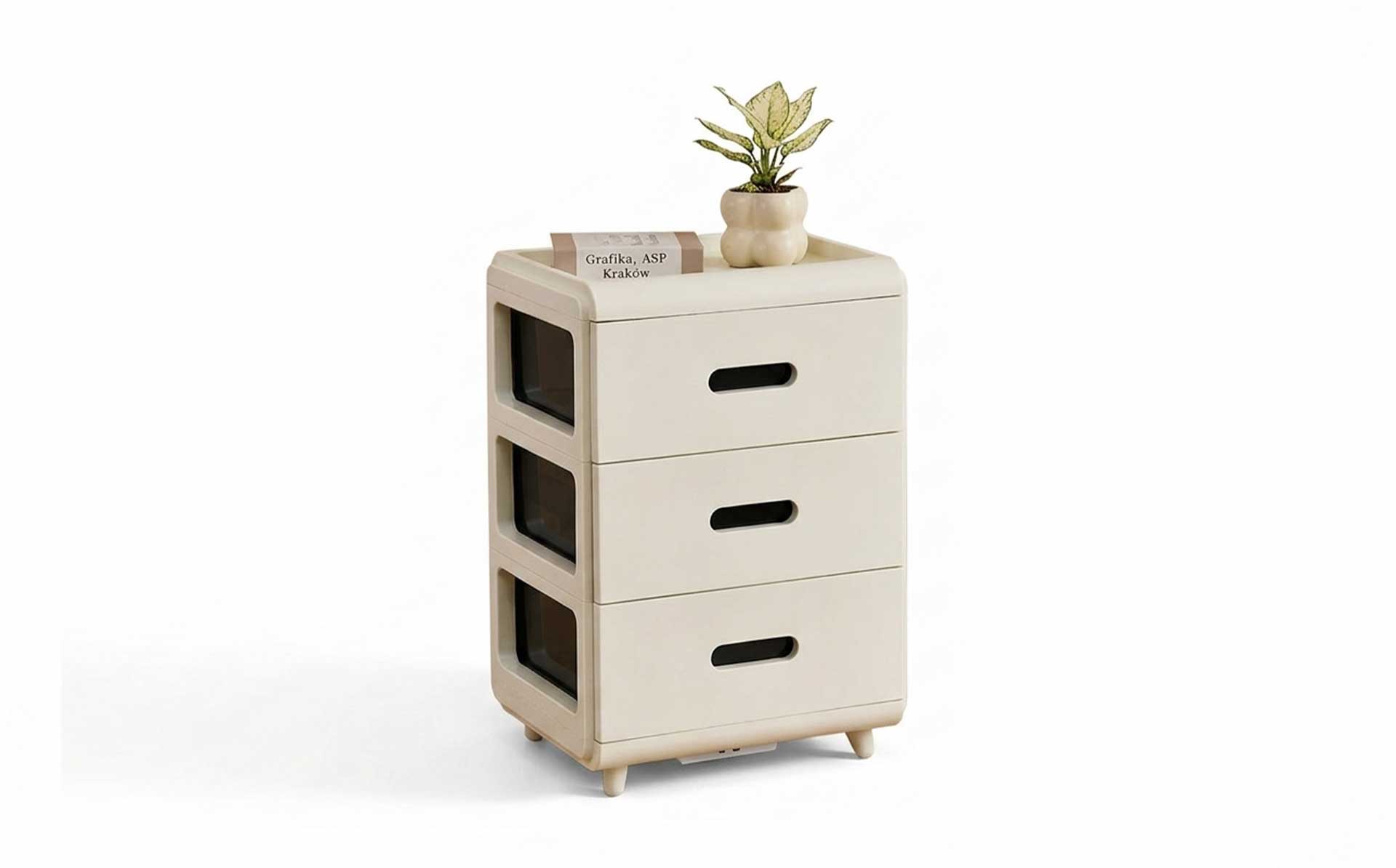 Bedroom Plastic Bedside Storage Cabinet Mold — Product Introduction (Motek Furniture Mold Series)