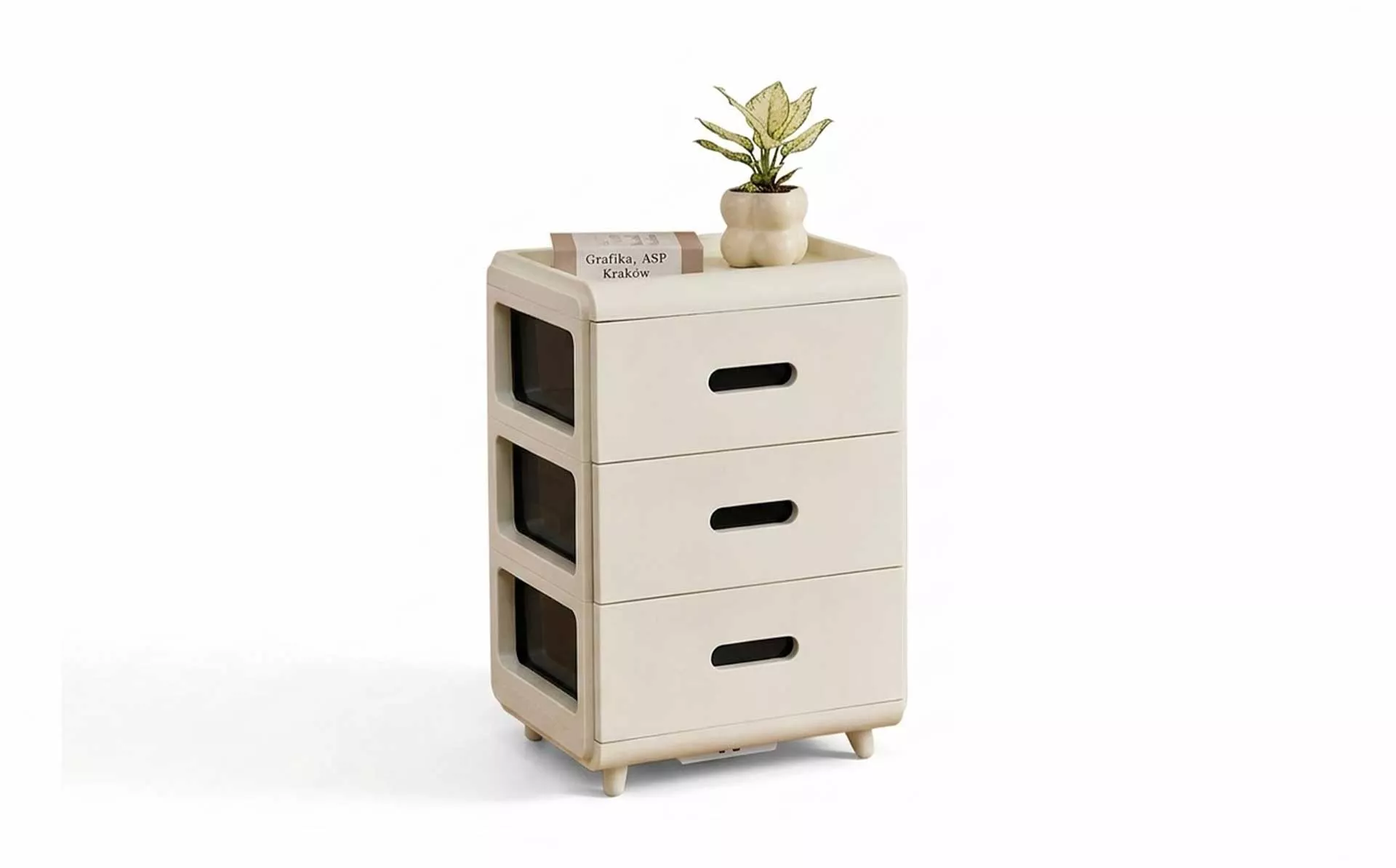 Bedroom Plastic Bedside Storage Cabinet Mold — Product Introduction (Motek Furniture Mold Series)